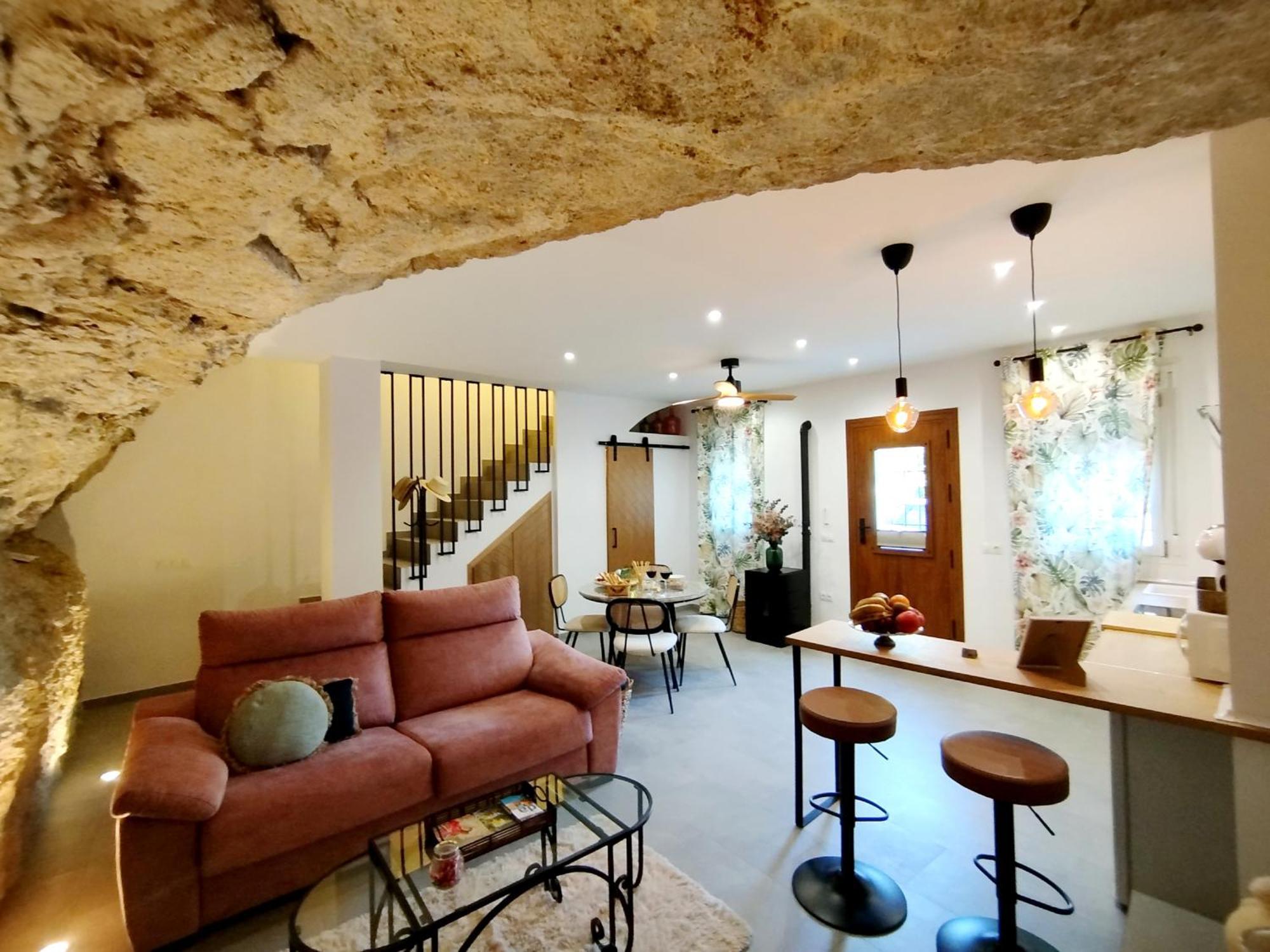 Casa Cueva Las Chicas Del Puente Setenil De Las Bodegas Bagian luar foto