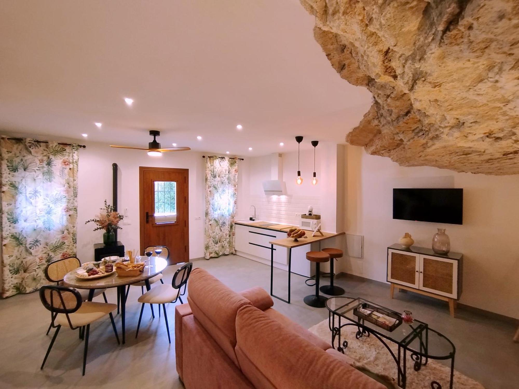 Casa Cueva Las Chicas Del Puente Setenil De Las Bodegas Bagian luar foto